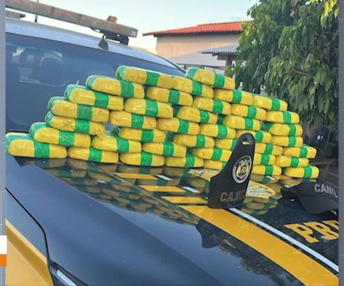 Mais de 40 kg de cocaína são apreendidos pela PRF em Marabá, no Pará
