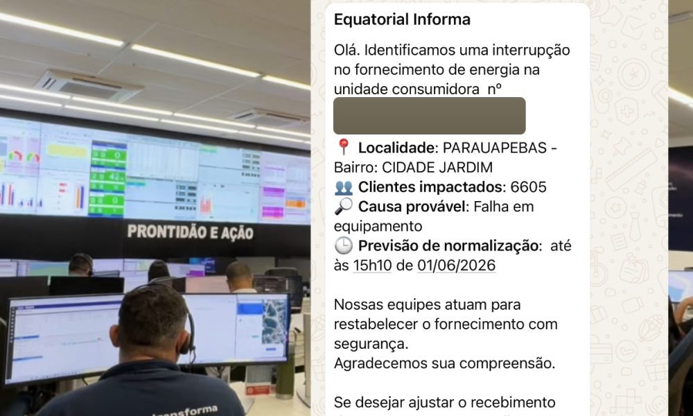 clientes que agora podem acompanhar em tempo real o que está acontecendo na rede