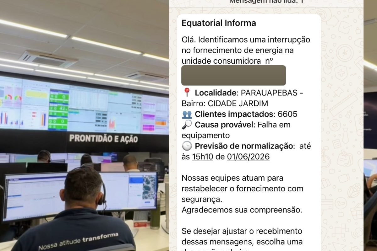 clientes que agora podem acompanhar em tempo real o que está acontecendo na rede