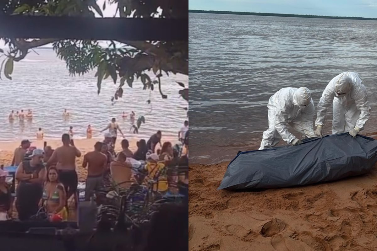 ação, o corpo foi encontrado na área conhecida como 'Prainha', perto da praia do