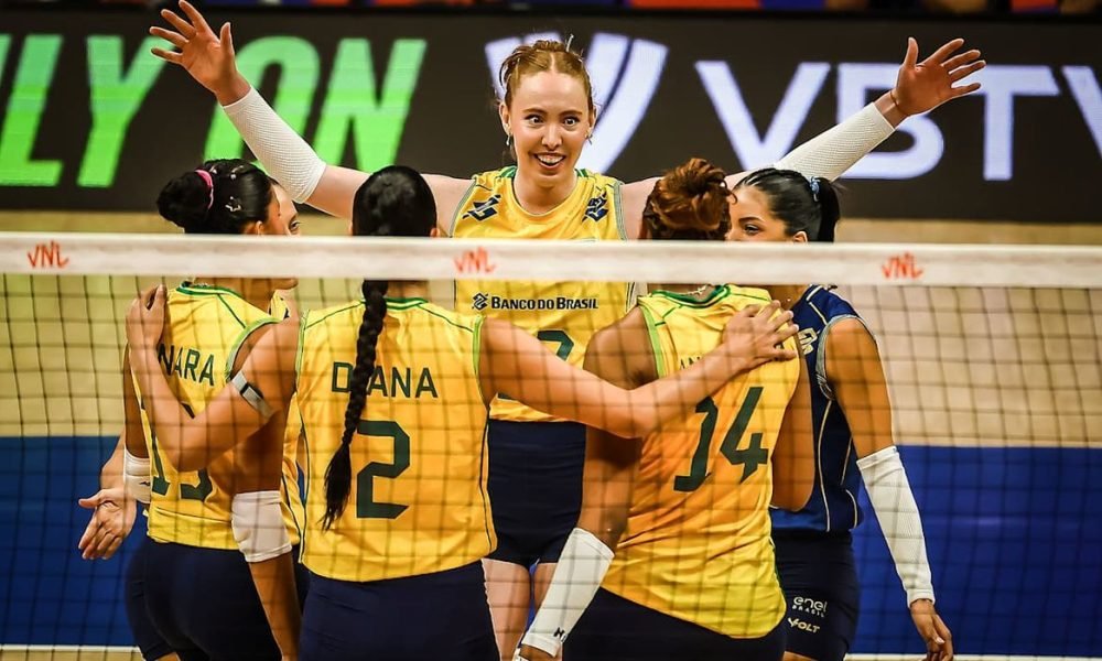 Seleção brasileira de vôlei busca segunda vitória na Liga das Nações em Brasília