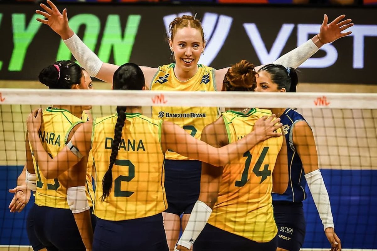 Seleção brasileira de vôlei busca segunda vitória na Liga das Nações em Brasília