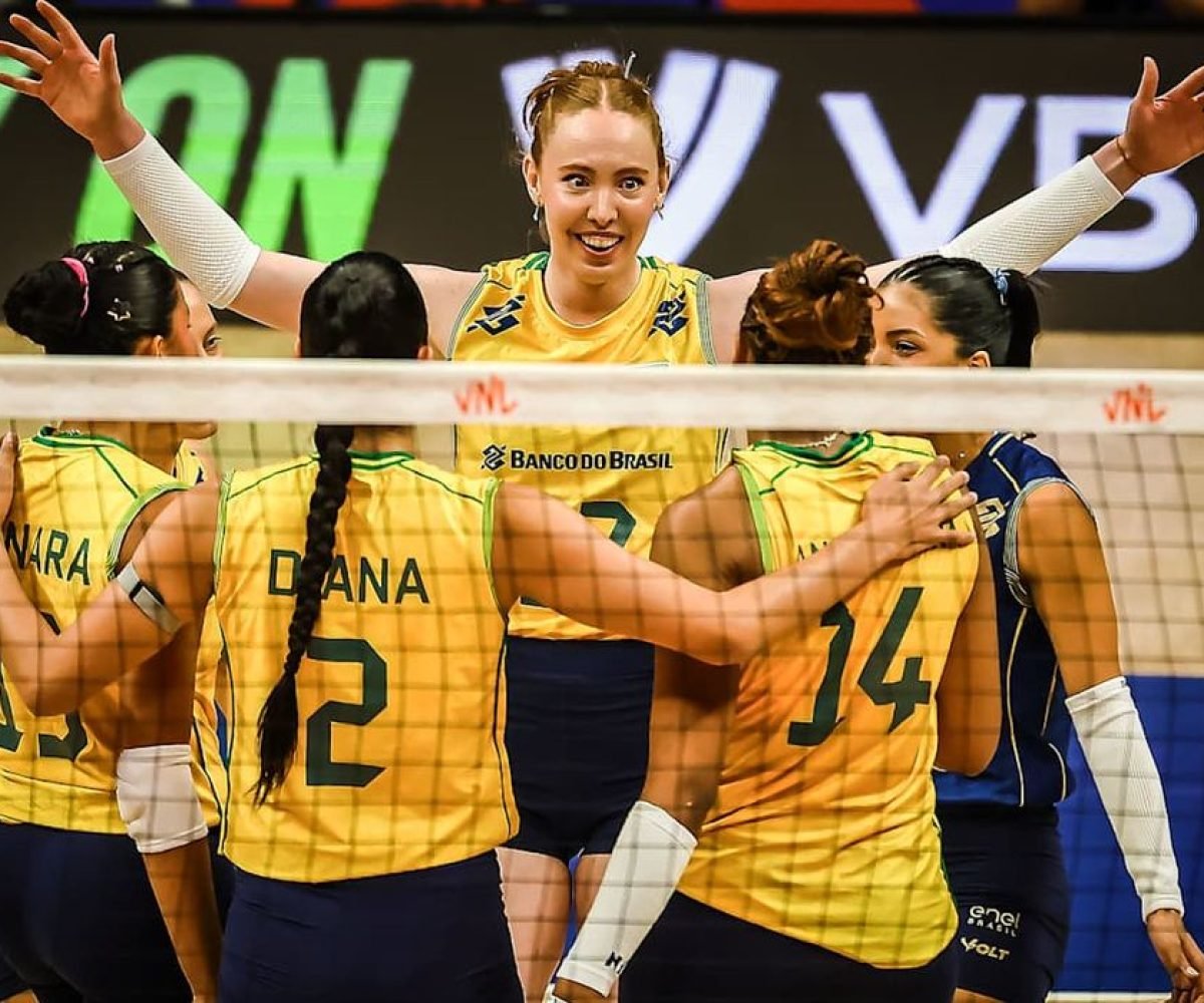 Seleção brasileira de vôlei busca segunda vitória na Liga das Nações em Brasília