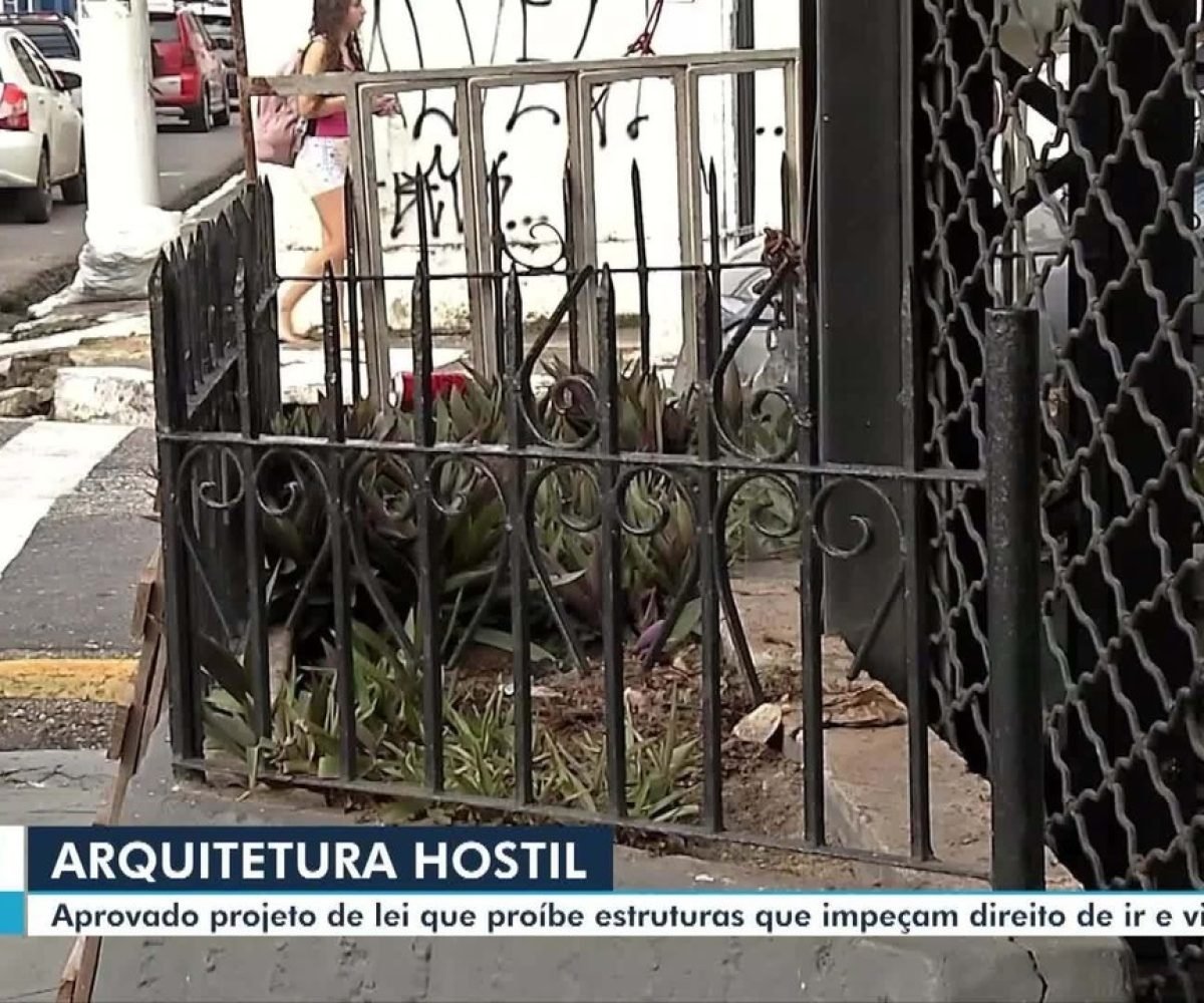Alepa aprova projeto que proíbe arquitetura hostil usada para afastar pessoas de áreas públicas