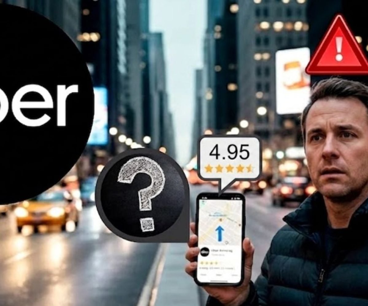 Nota 4,95 no Uber: entenda por que esse número pode ser um sinal de alerta