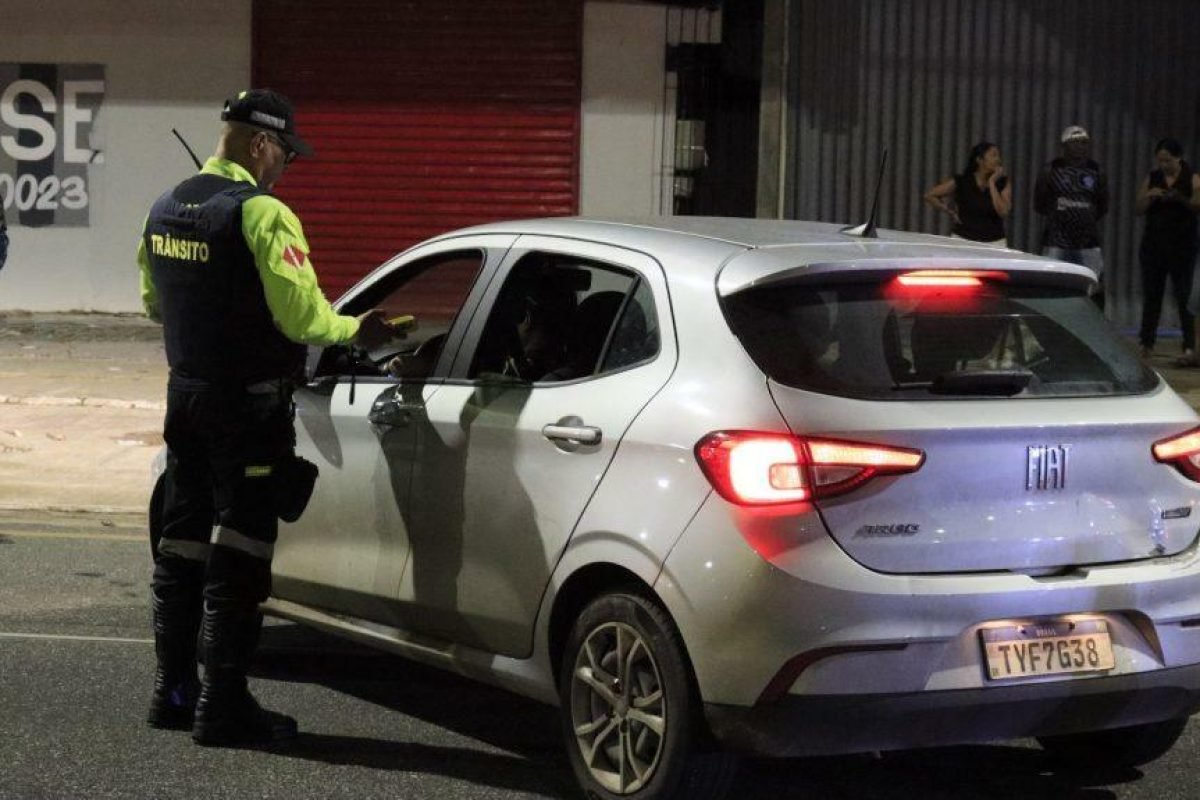 embriaguez ao volante durante a Operação Tolerância Zero, realizada na madrugada