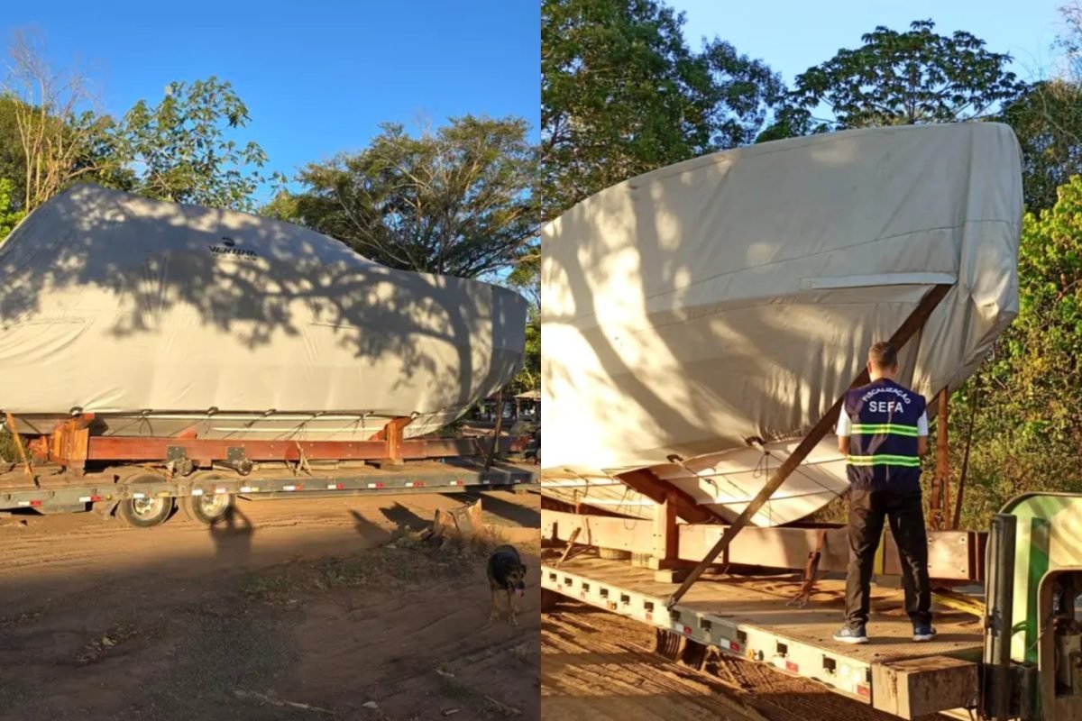 fiscais na Serra do Cachimbo, no Pará. Sefa-PA Fiscais da Secretaria de Estado d