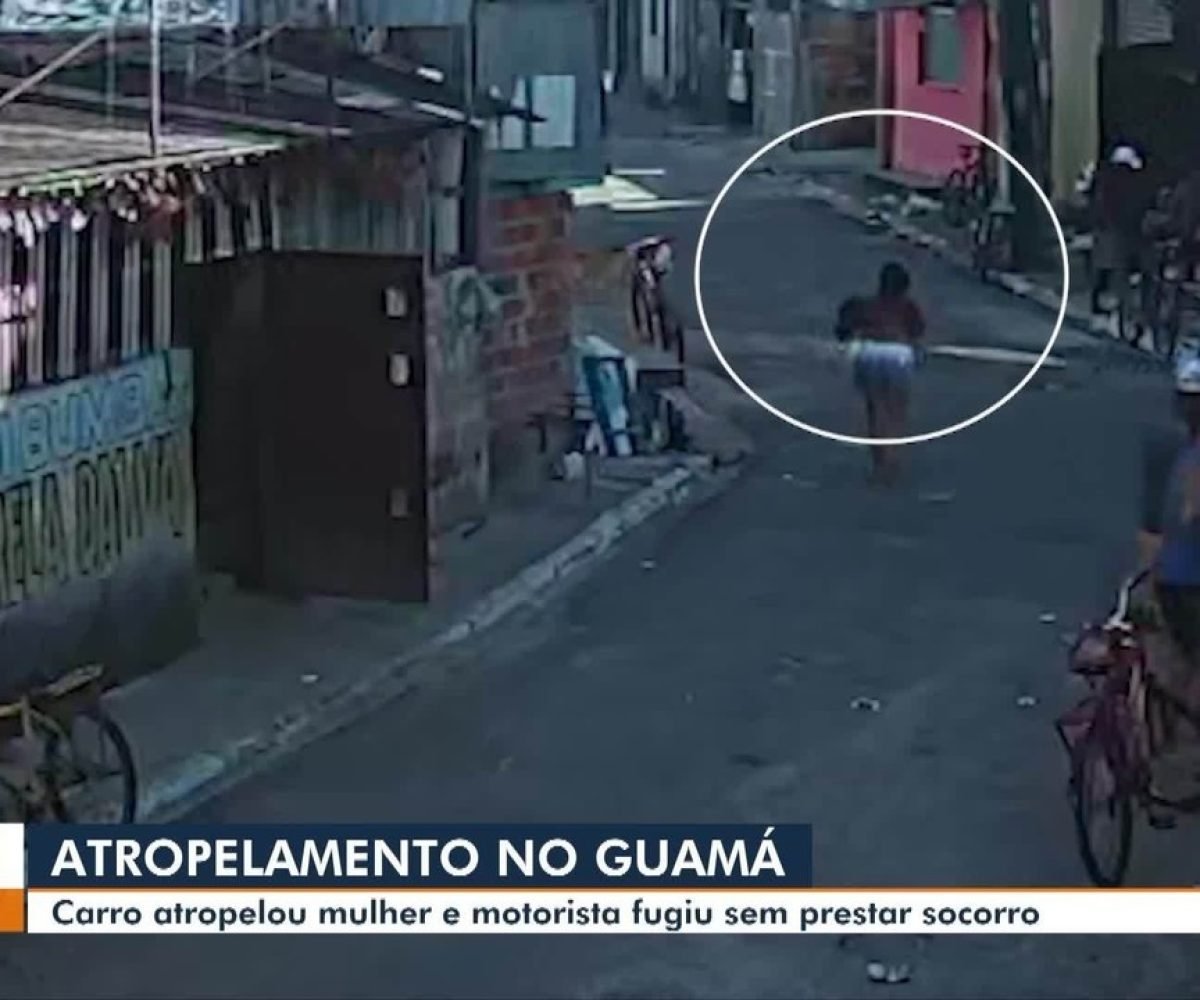Mulher é atropelada e motorista foge sem prestar socorro, em Belém