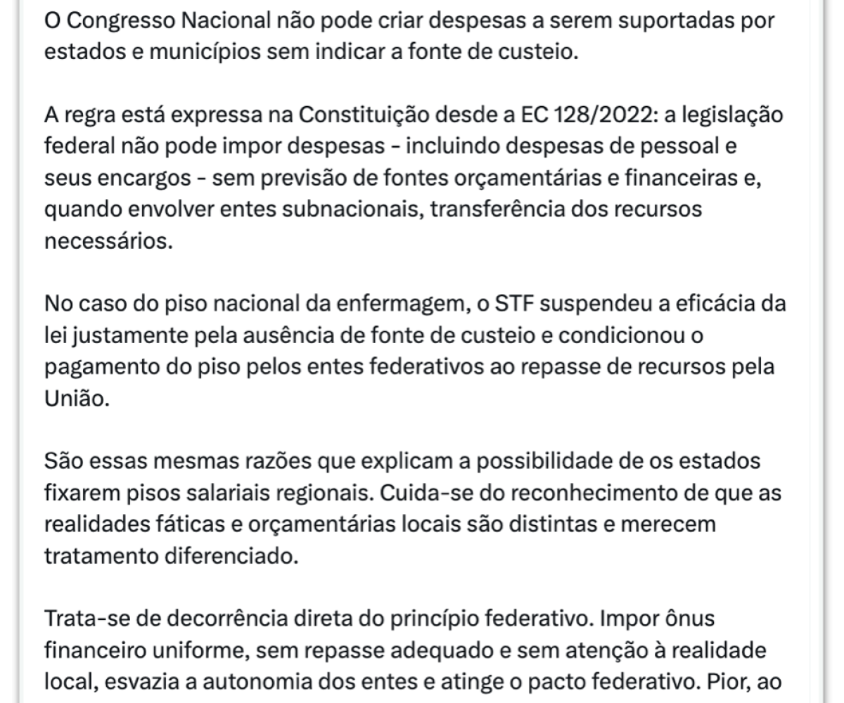 Gilmar Mendes critica pautas-bomba aprovadas