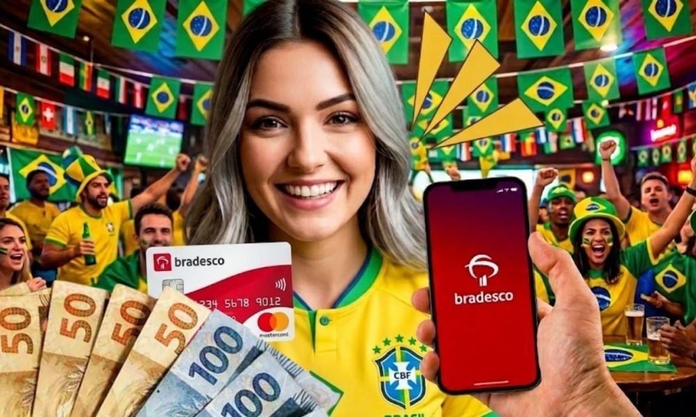 Antecipação do 13º salário no Bradesco: entenda como funciona o crédito para o período da Copa