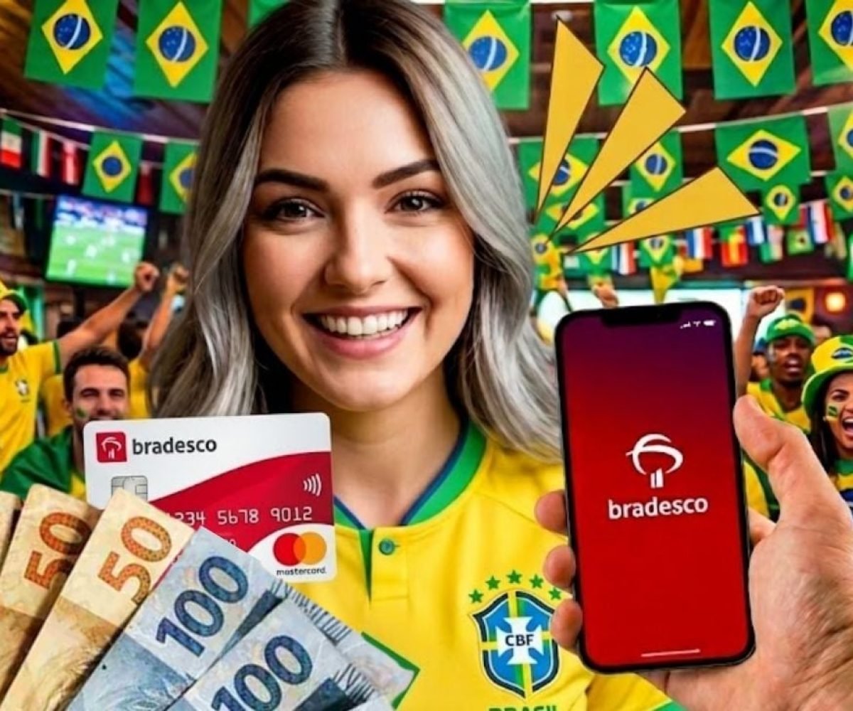Antecipação do 13º salário no Bradesco: entenda como funciona o crédito para o período da Copa