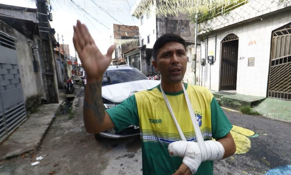 ariamente interditada para a pintura. “A comunidade inteira estava aqui. Criança