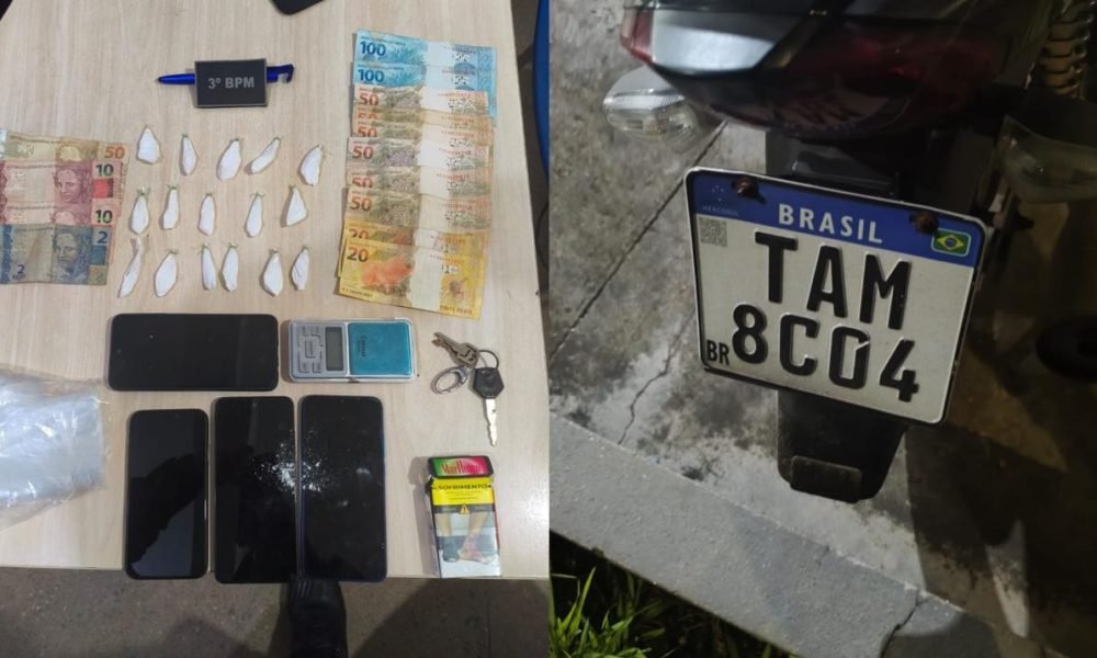 Material apreendido pela PM em Belterra Polícia Militar/Divulgação