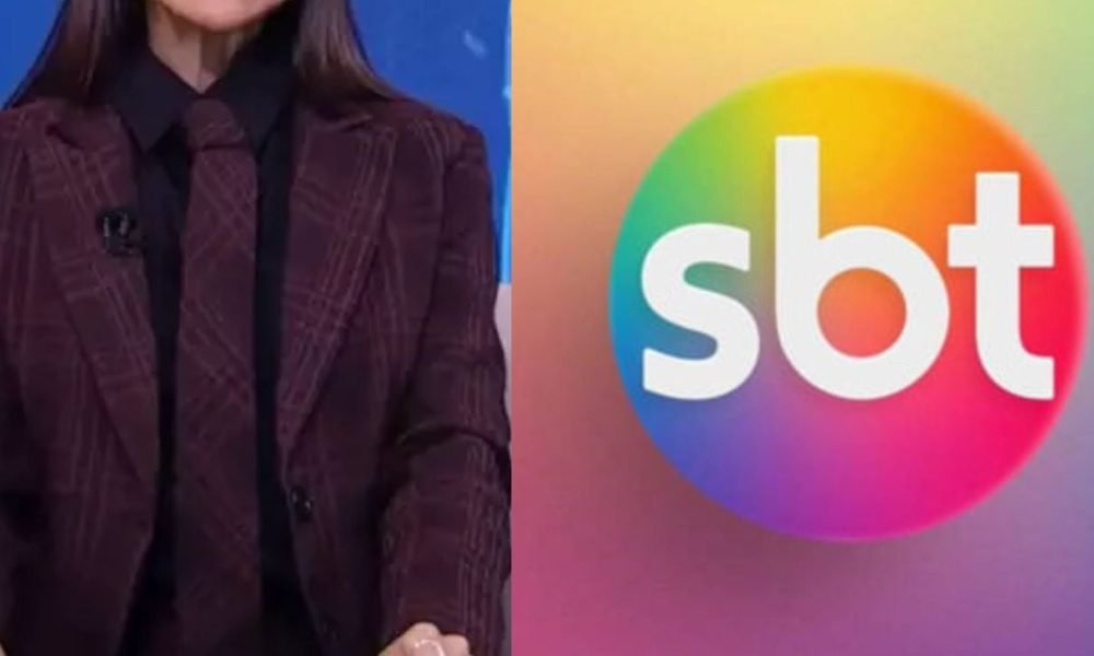 Amanda Klein interrompe jornal do SBT ao vivo para corrigir falha técnica