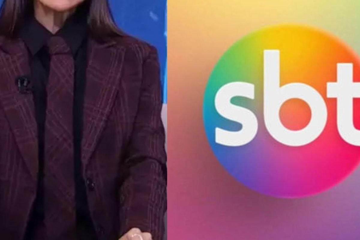 Amanda Klein interrompe jornal do SBT ao vivo para corrigir falha técnica