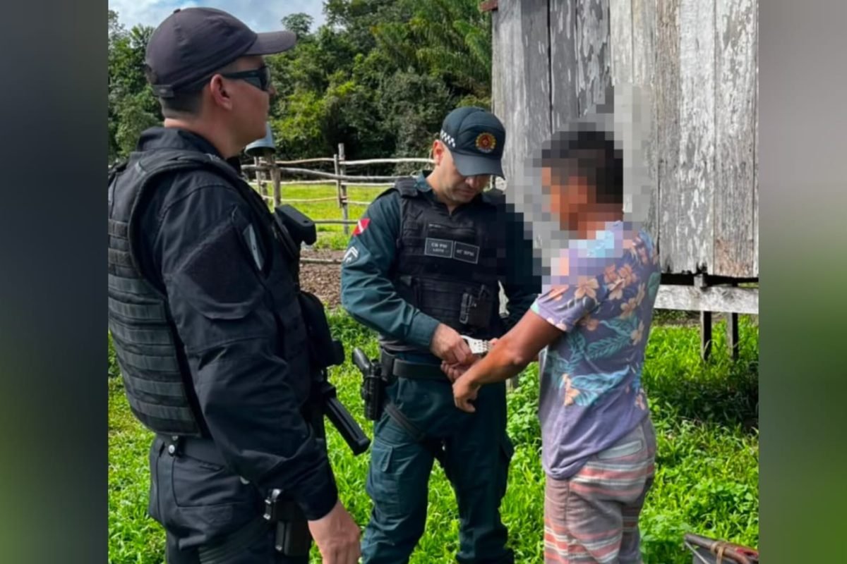 estuprar bebê de 1 ano e 6 meses no PA Divulgação/Polícia Militar Um homem foi p