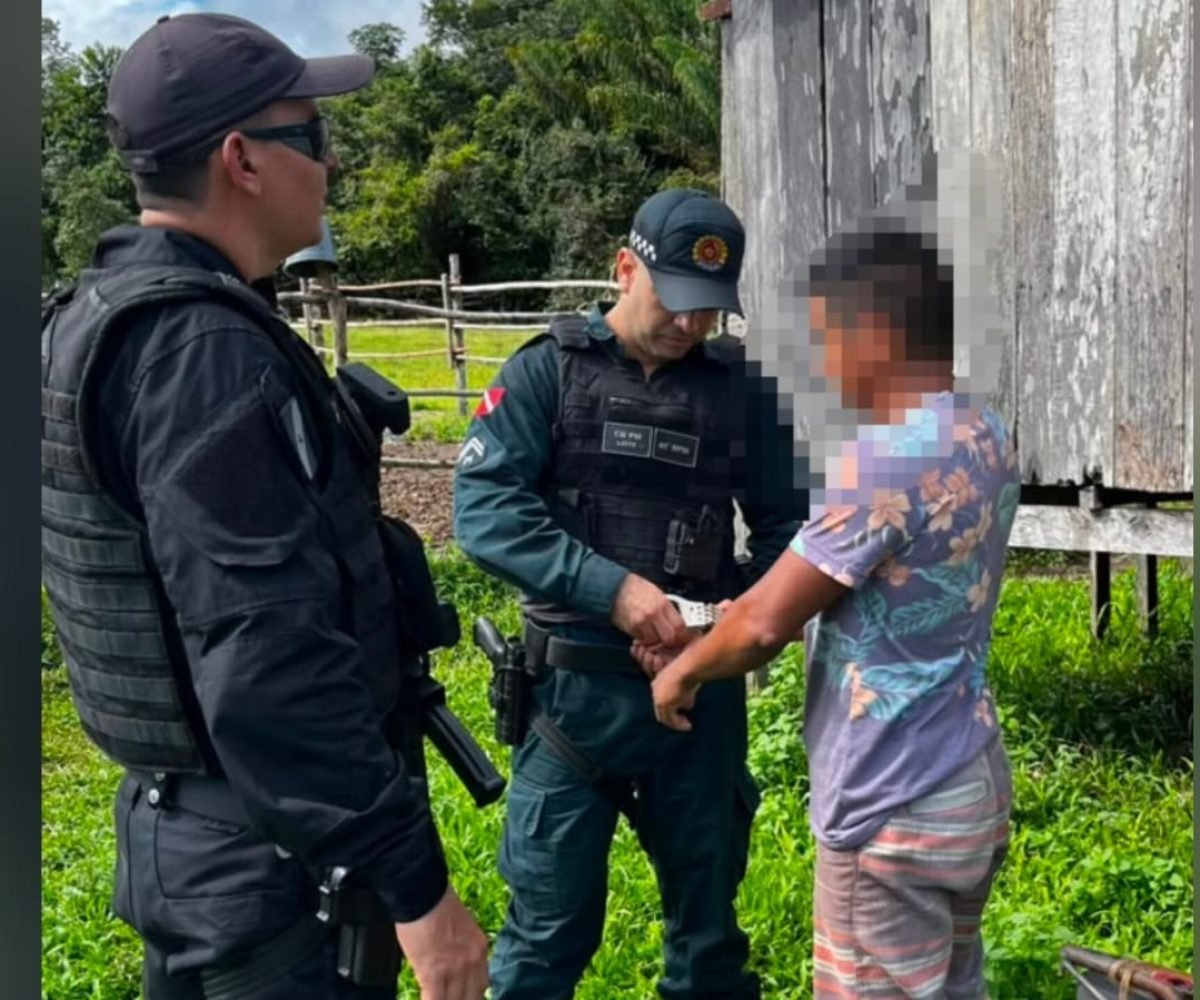 estuprar bebê de 1 ano e 6 meses no PA Divulgação/Polícia Militar Um homem foi p
