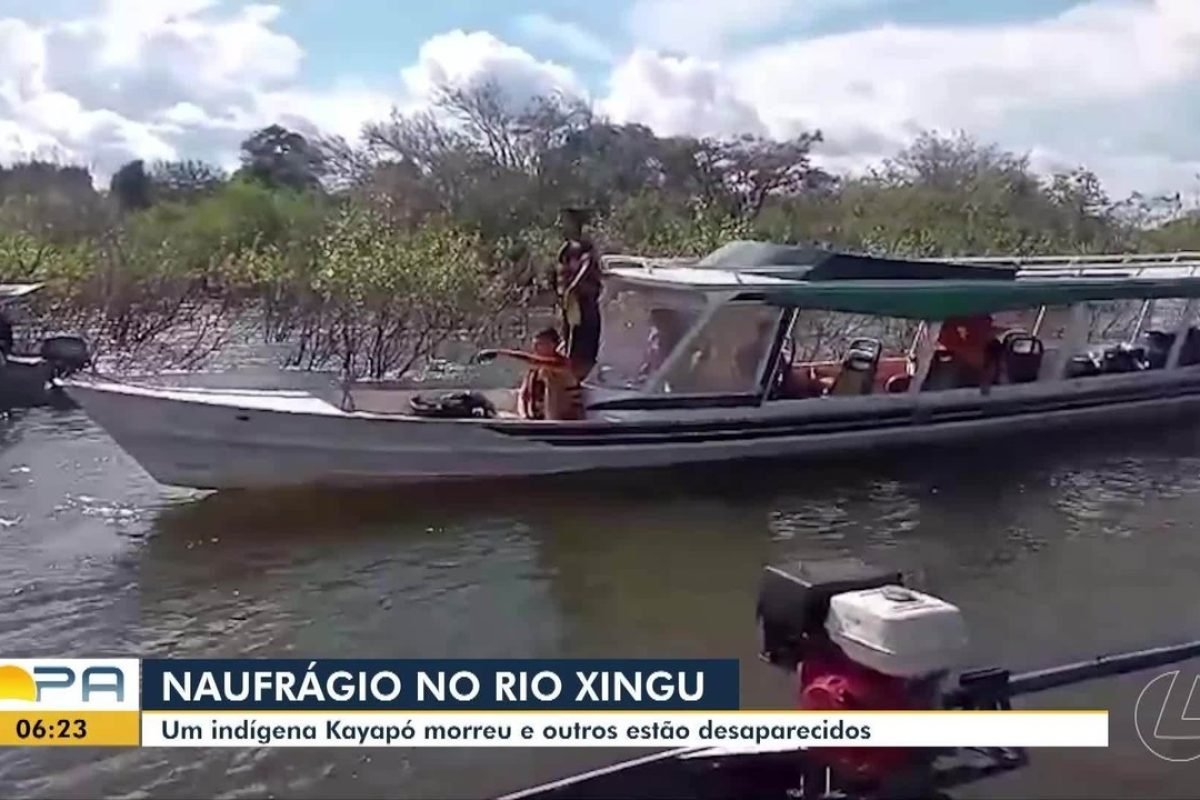 Indígena morre após naufrágio no rio Xingu em Altamira, no Pará