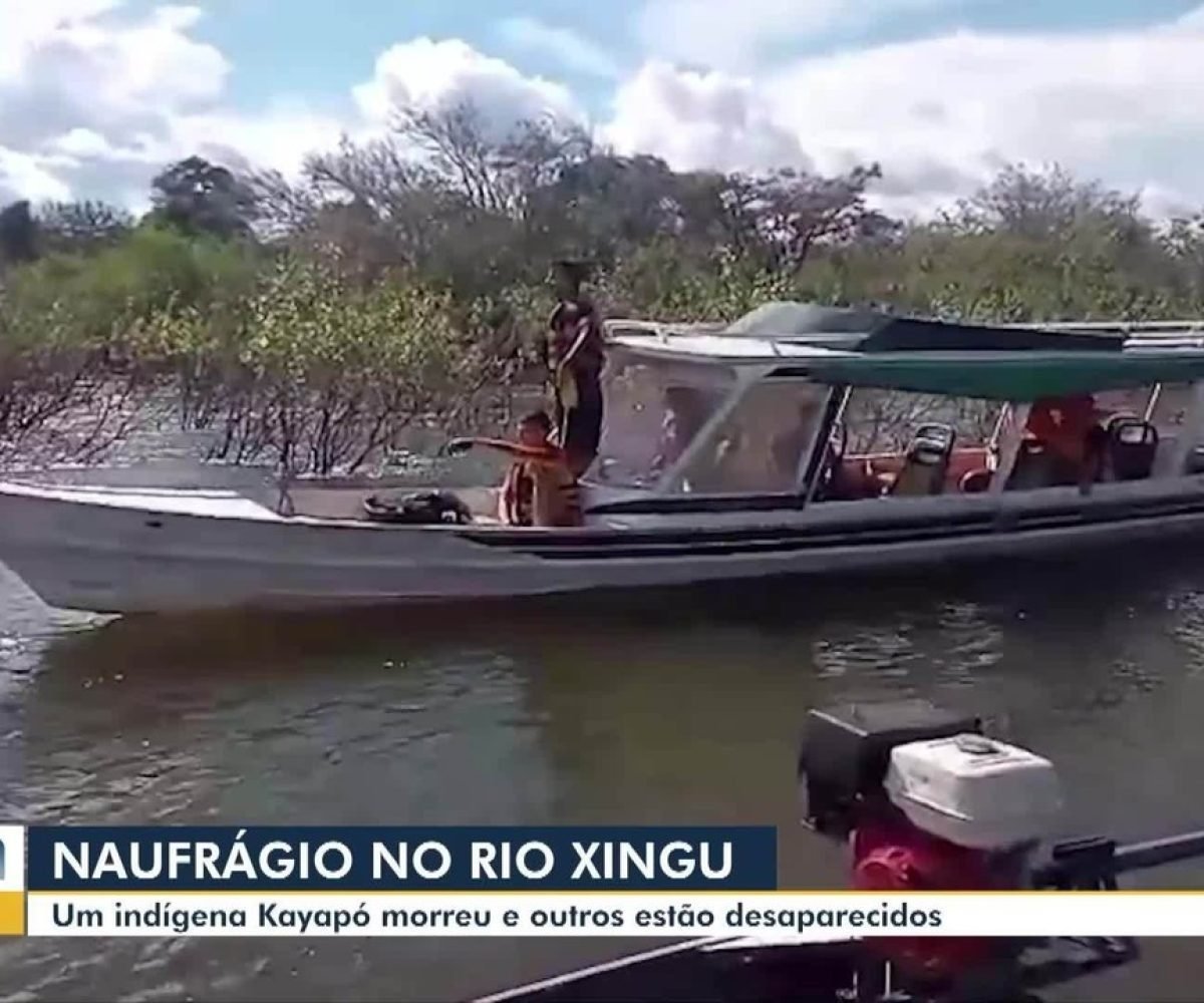 Indígena morre após naufrágio no rio Xingu em Altamira, no Pará