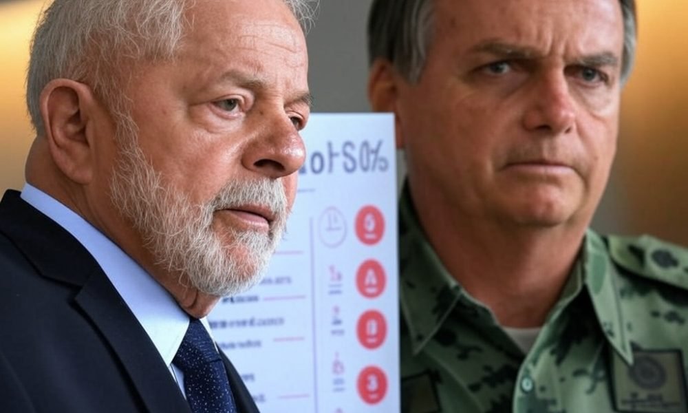 Lula e Bolsonaro / Foto Gerada com IA