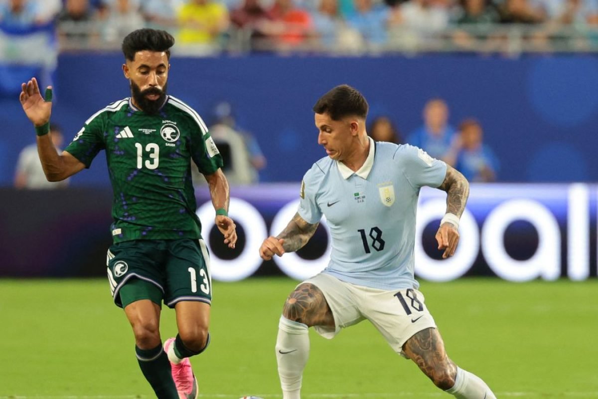 Uruguai e Arábia Saudita abrem Grupo H da Copa com empate de 1 a 1