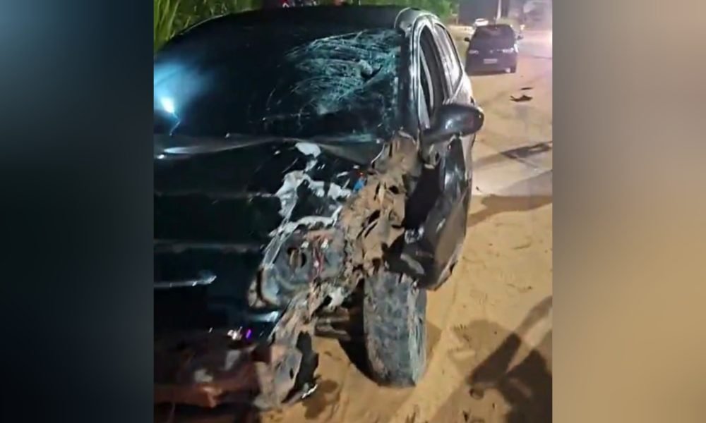 tal Encontro das Águas Um grave acidente de trânsito envolvendo um carro de pass