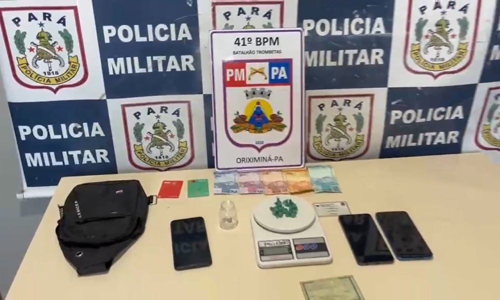 envolvimento com o tráfico de drogas na área central de Oriximiná, no oeste do P