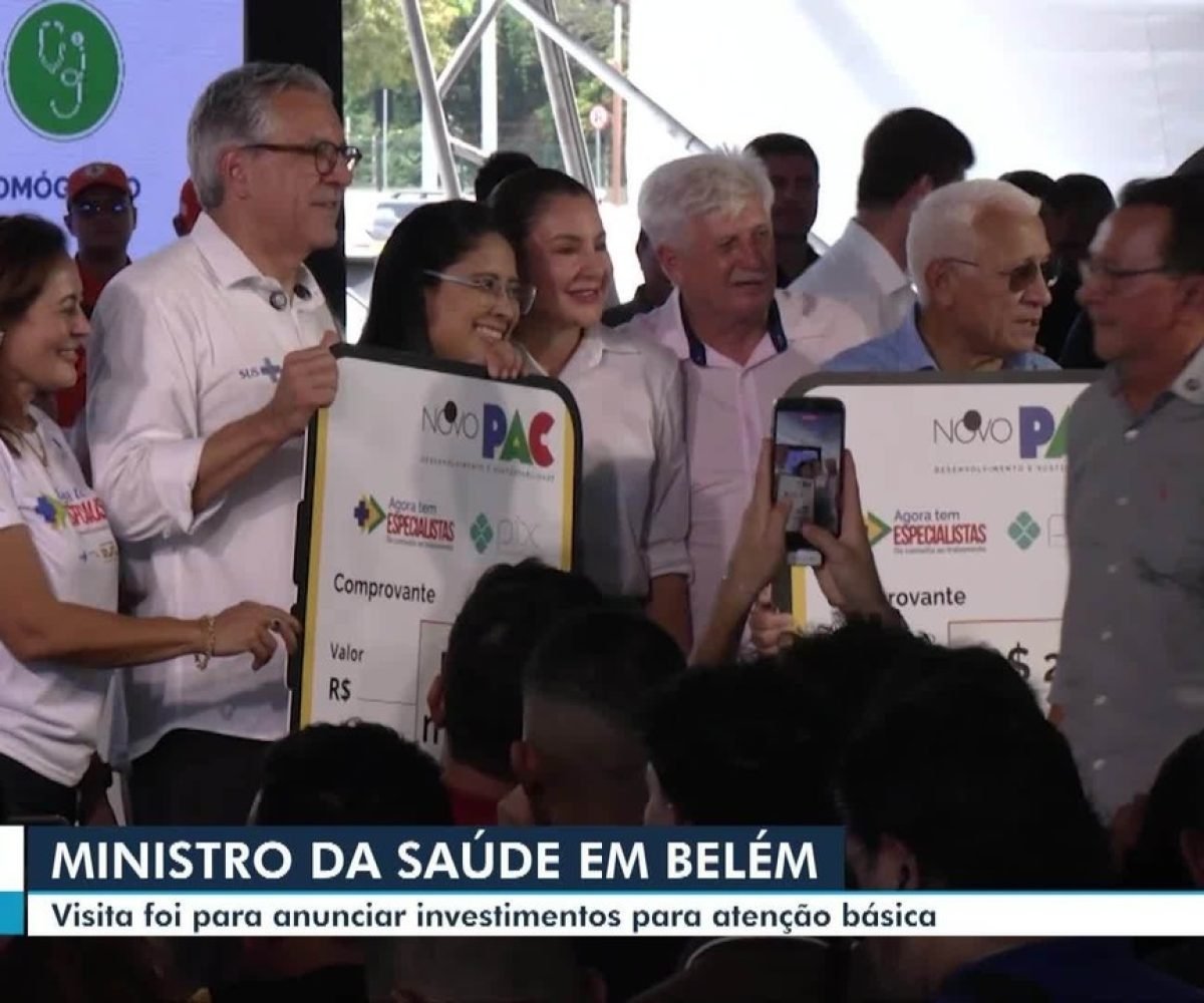 Ministro Alexandre Padilha chega à Belém para inaugurações de novas unidades de saúde