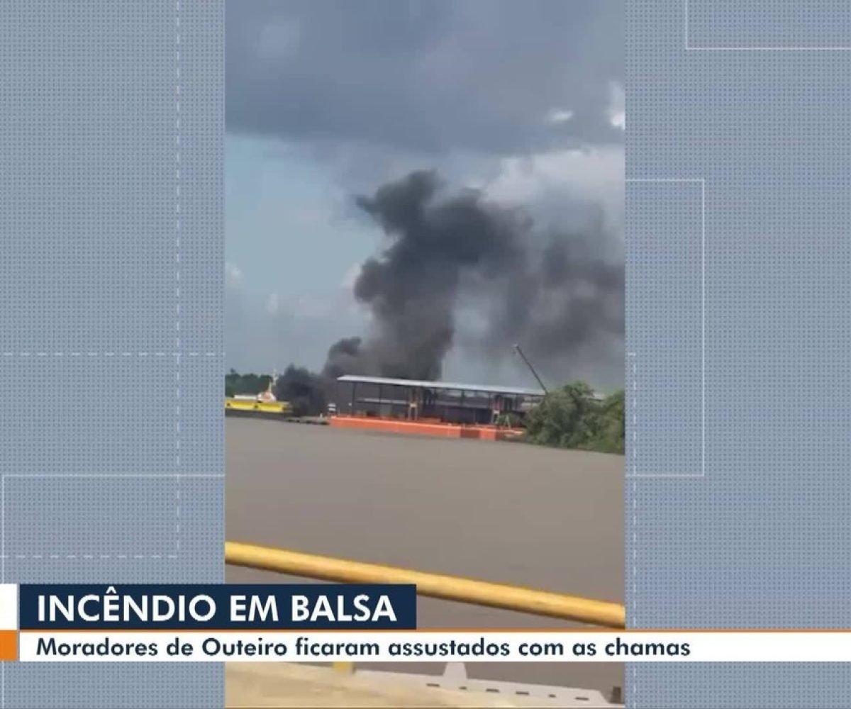 Incêndio em embarcação assusta moradores de Outeiro, no Pará