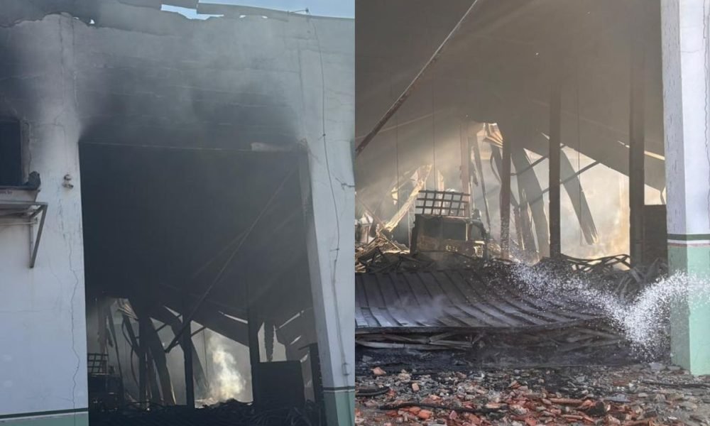 Incêndio em depósito da educação de Várzea Grande não deixa feridos e mantém aulas normais