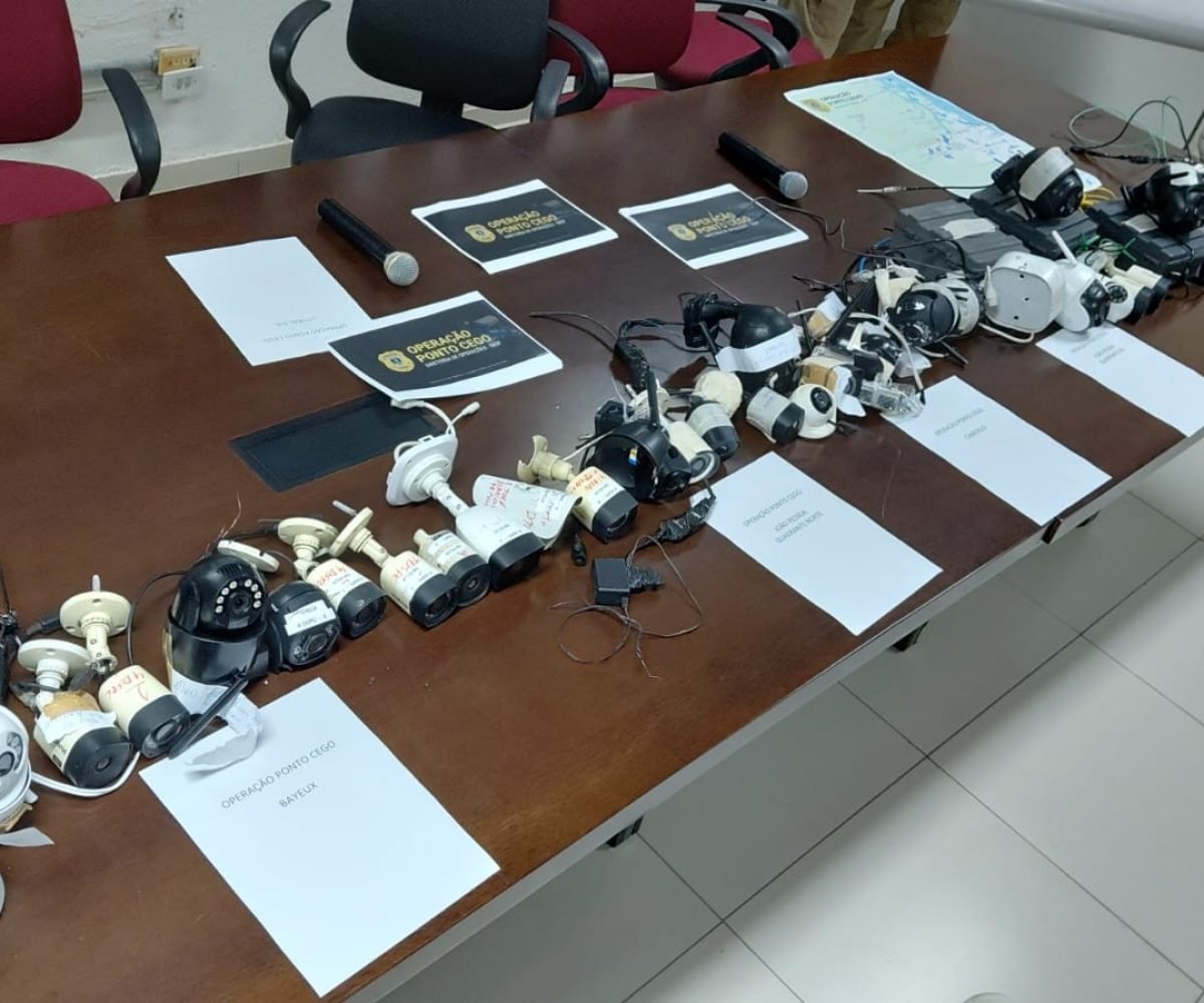 Polícia retira mais de 70 câmeras usadas por facções na Grande João Pessoa