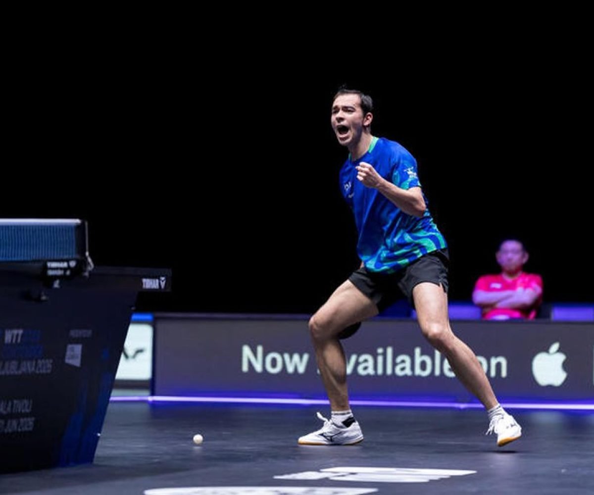 Calderano luta até o fim, mas perde final do WTT na Eslovênia e adia tricampeonato