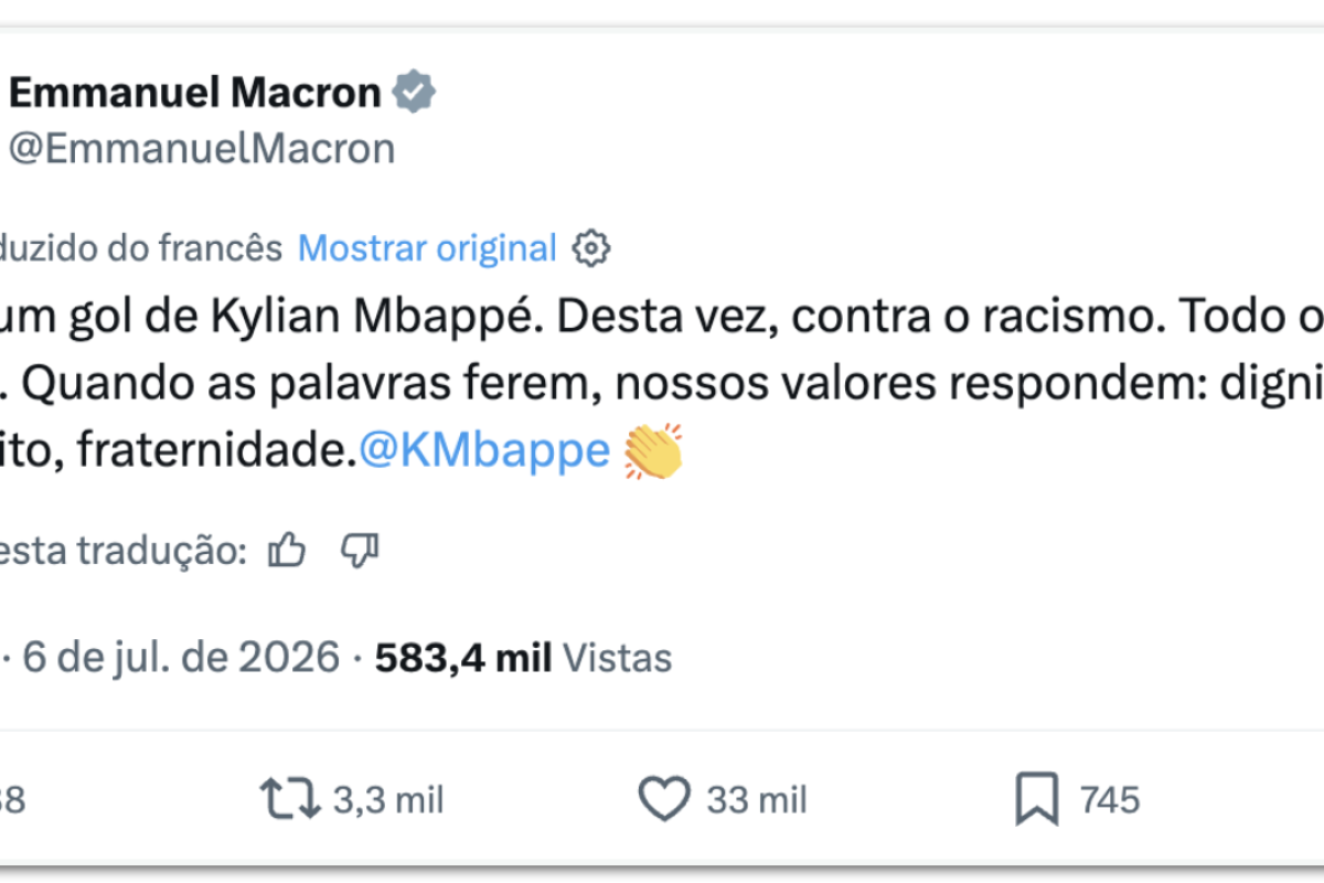 Celeste depois da vitória da seleção francesa contra a do Paraguai na Copa do Mu