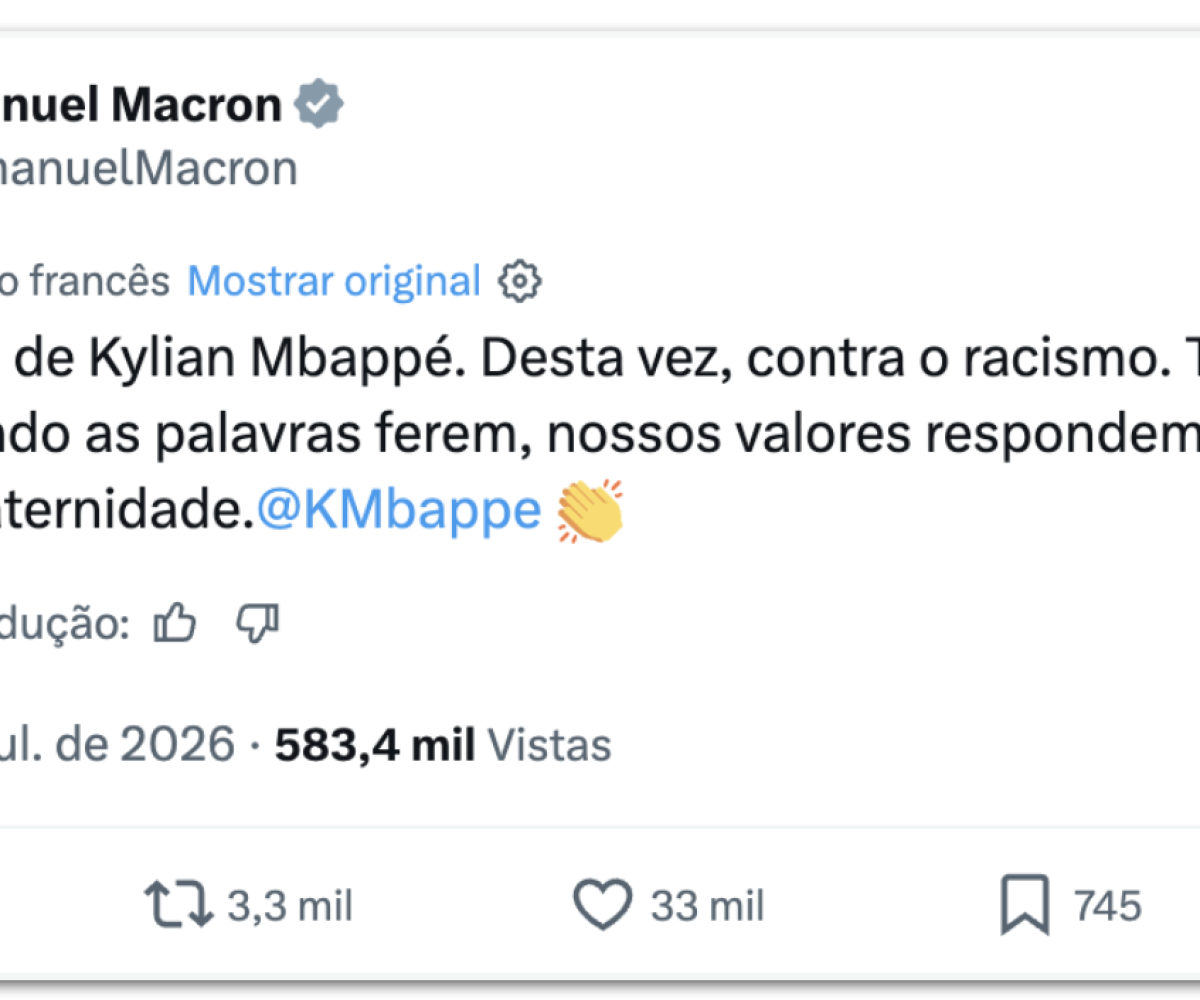 Celeste depois da vitória da seleção francesa contra a do Paraguai na Copa do Mu