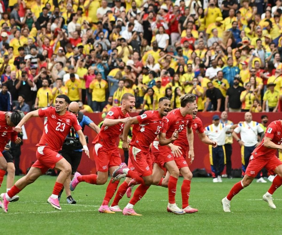 Suíça faz história na Copa do Mundo e avança às quartas após 72 anos em drama nos pênaltis