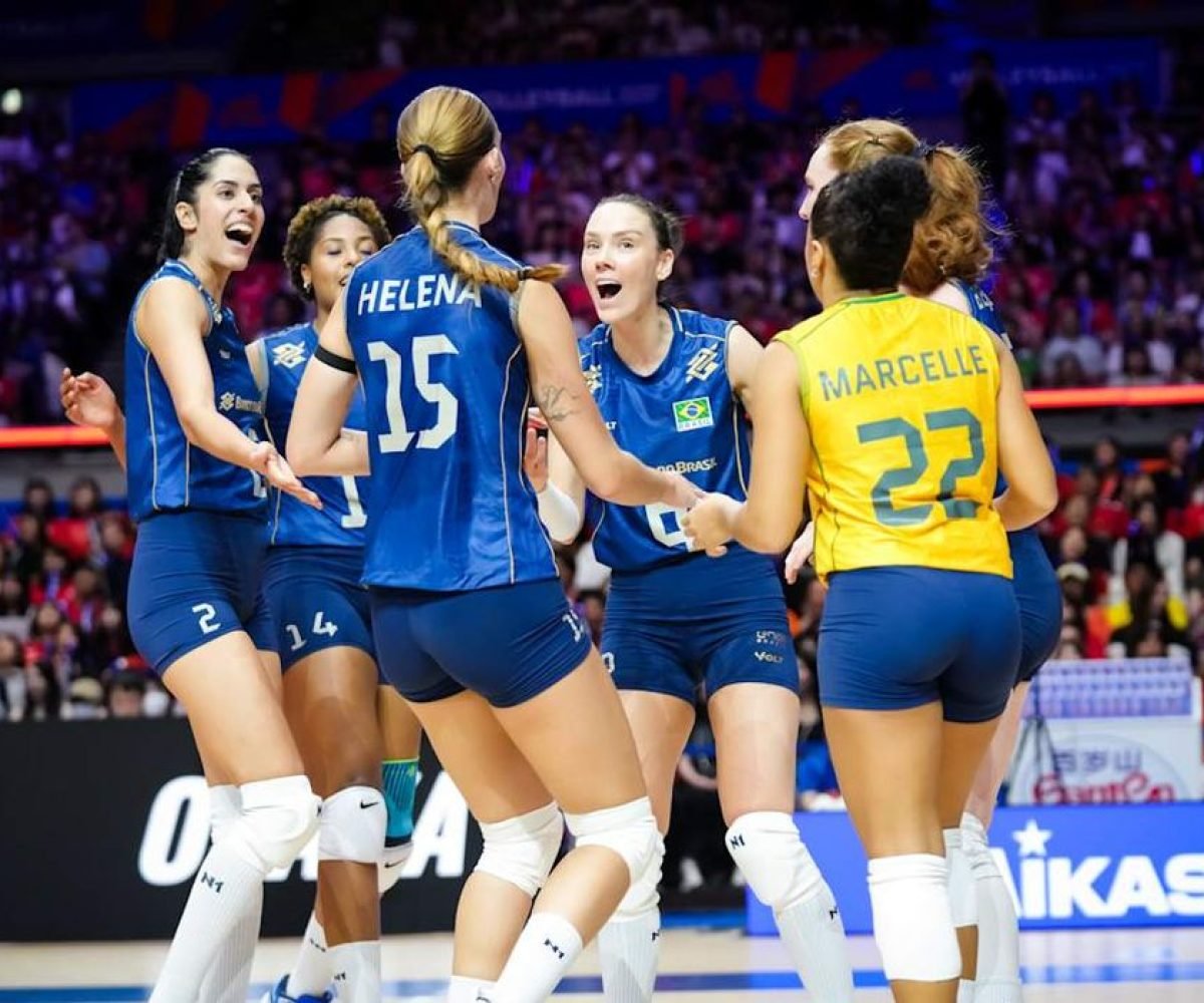 Seleção feminina de vôlei do Brasil supera Japão e consolida vice-liderança na Liga das Nações