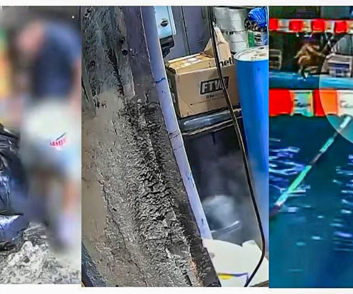 © Câmera de segurança da academia C4Gym