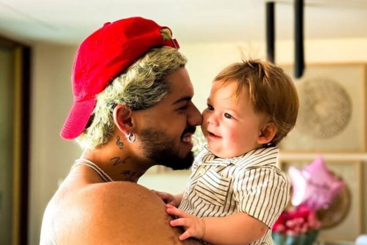 Zé Felipe com José Leonardo/Instagram